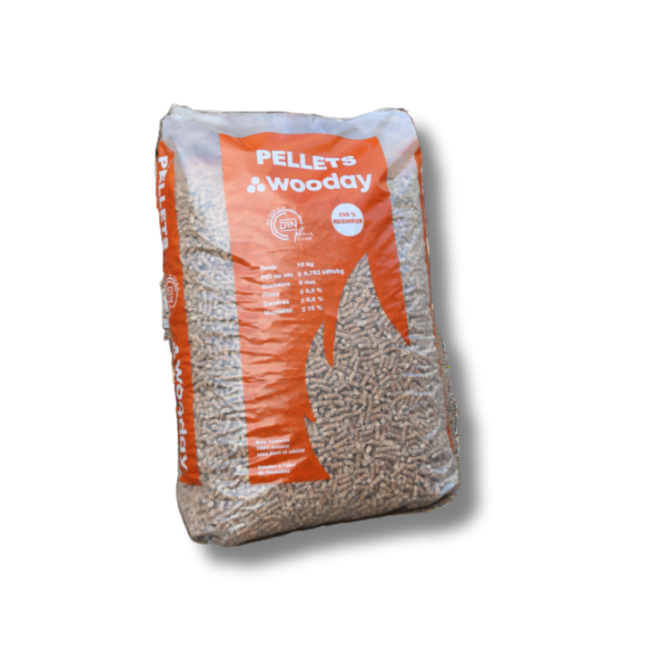 Pellet Wooday – Palette de 65 sacs de 15 kg